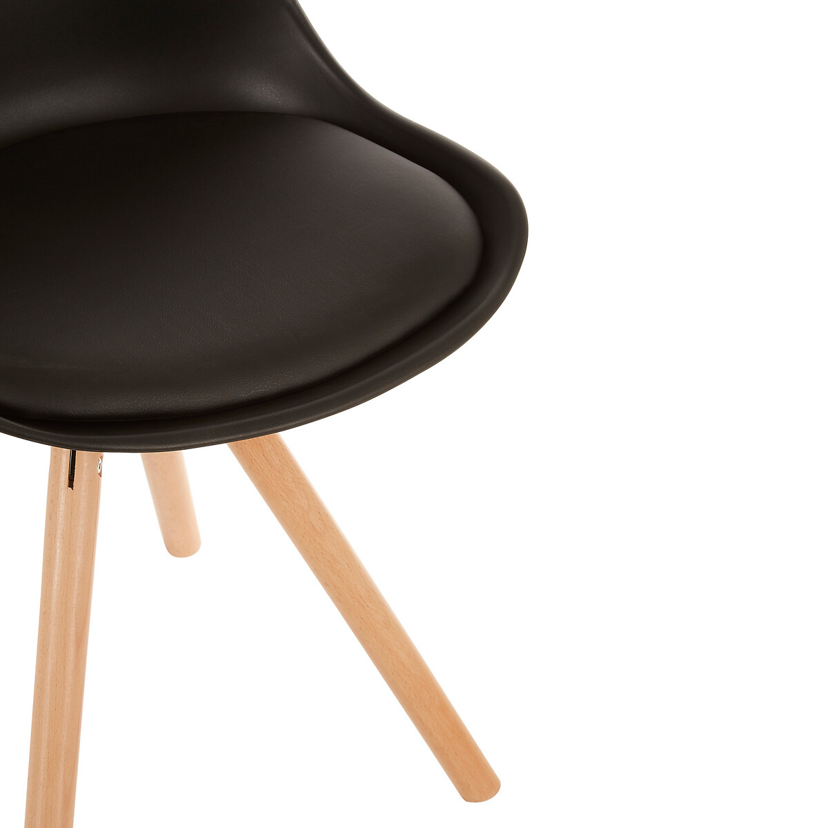 Knut Retro Scandi Dining Chair black, SO'HOME