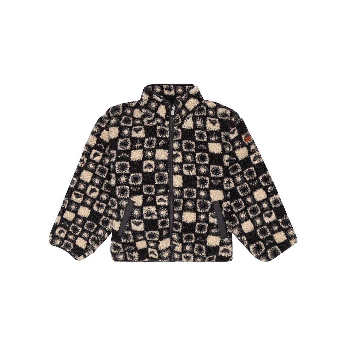 Veste polaire zippée LIKE ELECTRICITY. noir phantom sunsquare, ROXY