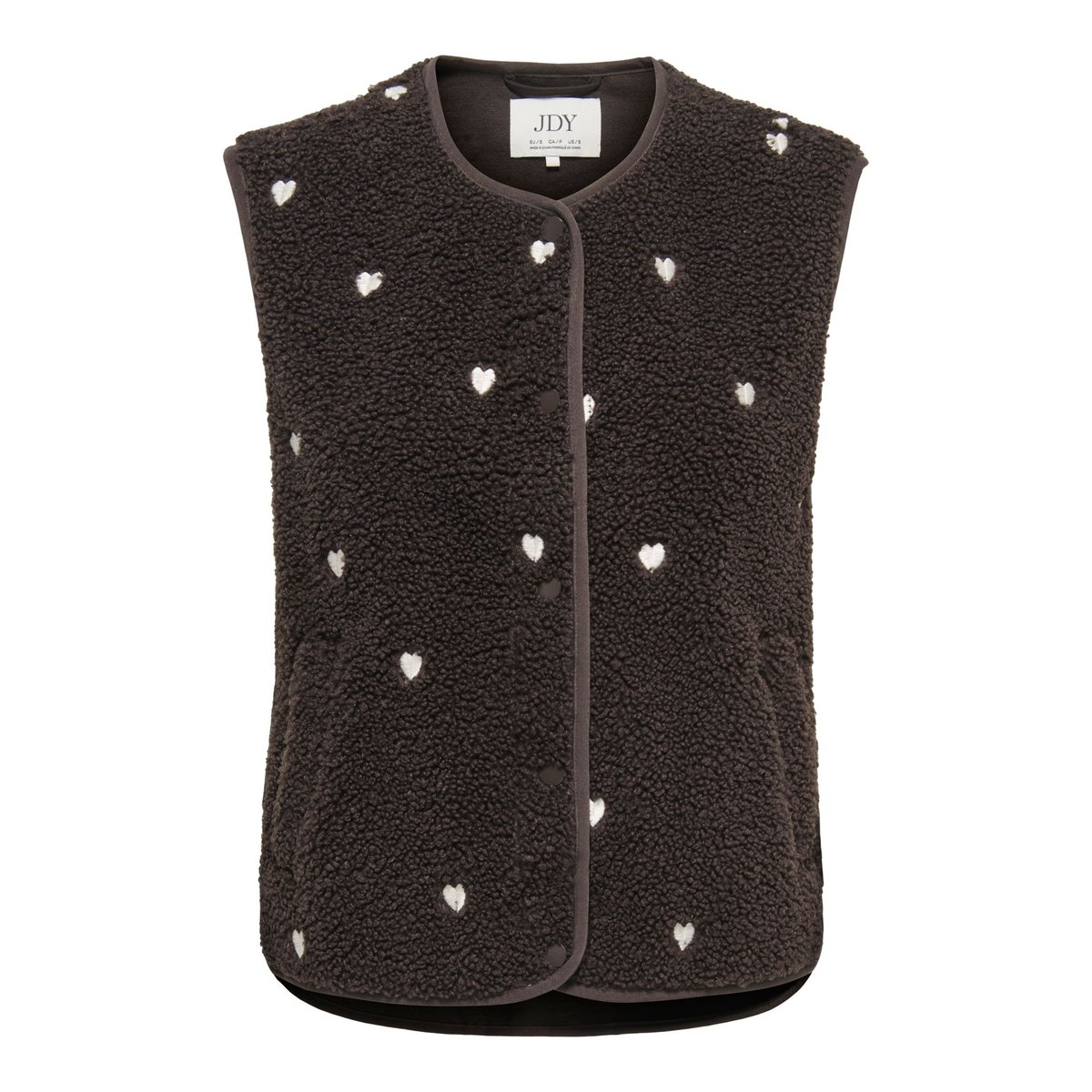Gilet marron - chocolate torte, JDY