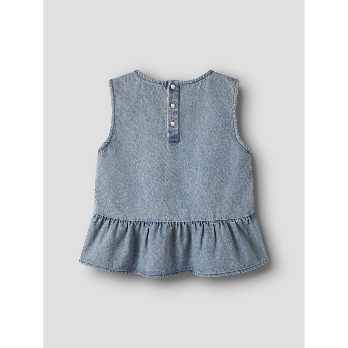 Top bleu - special blue grey denim, NAME IT