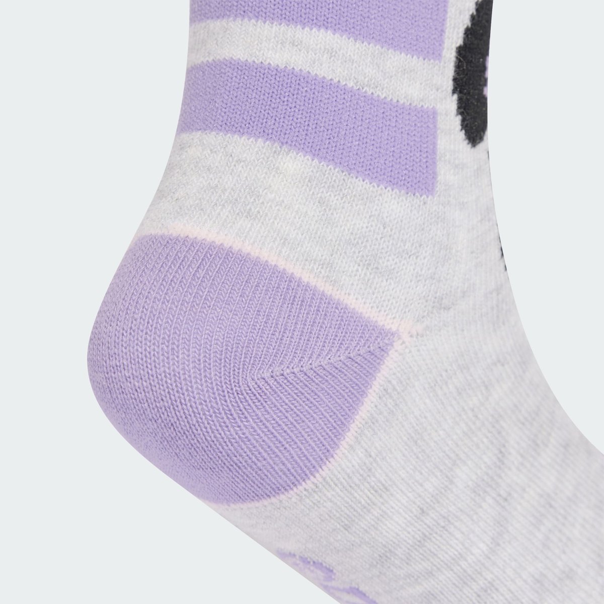 Chaussettes Adidas Disney Minnie Mouse Chaussettes Adidas Disney Minnie Mouse light grey heather / magic lilac / off white, ADIDAS SPORTSWEAR
