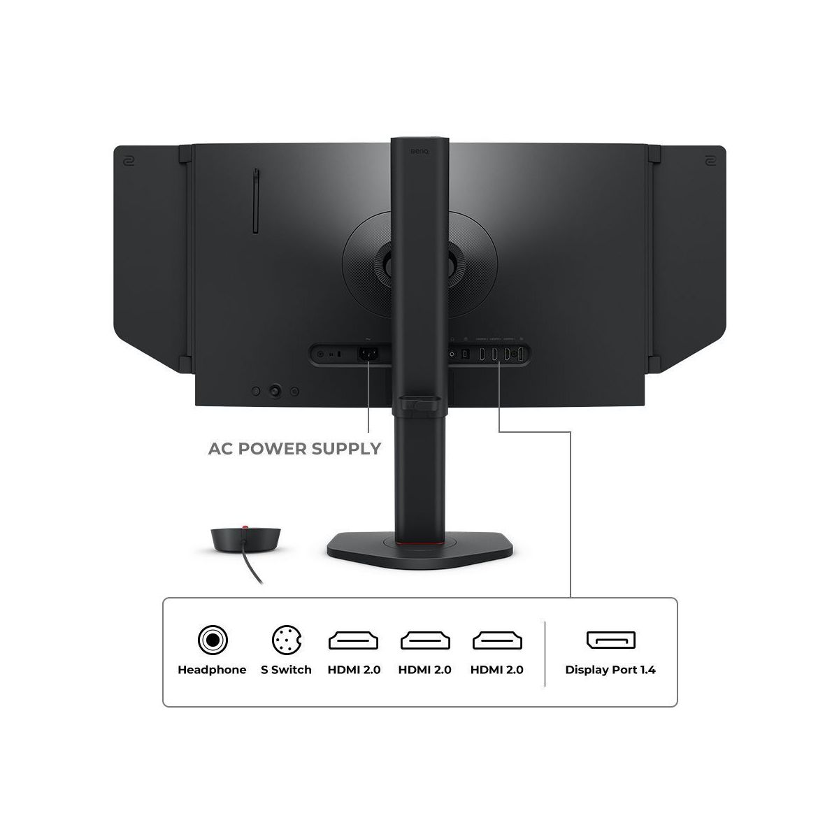 Ecran PC Gamer Zowie XL2546X+ 24" Ultra Fast TN Full HD 280 Hz couleur unique, BENQ