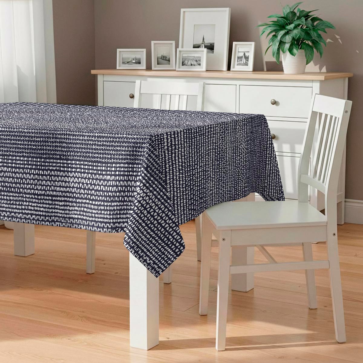 Nappe anti-taches Frieze - coton 100% - anthracite, NAF NAF HOME