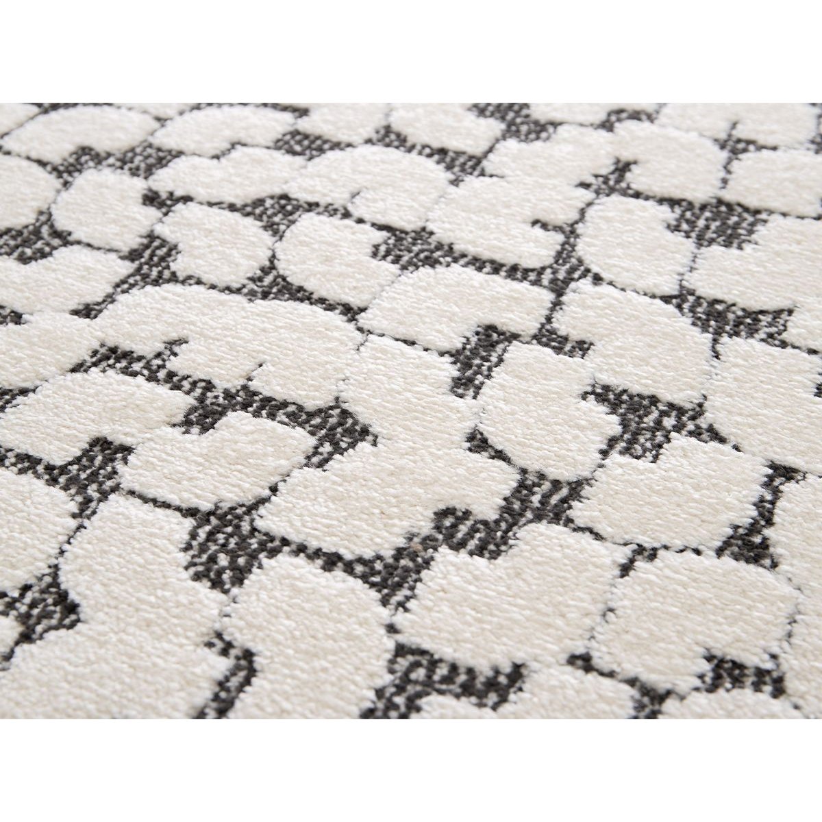 Tapis poils courts style contemporain, CALYRA beige, BOBOCHIC