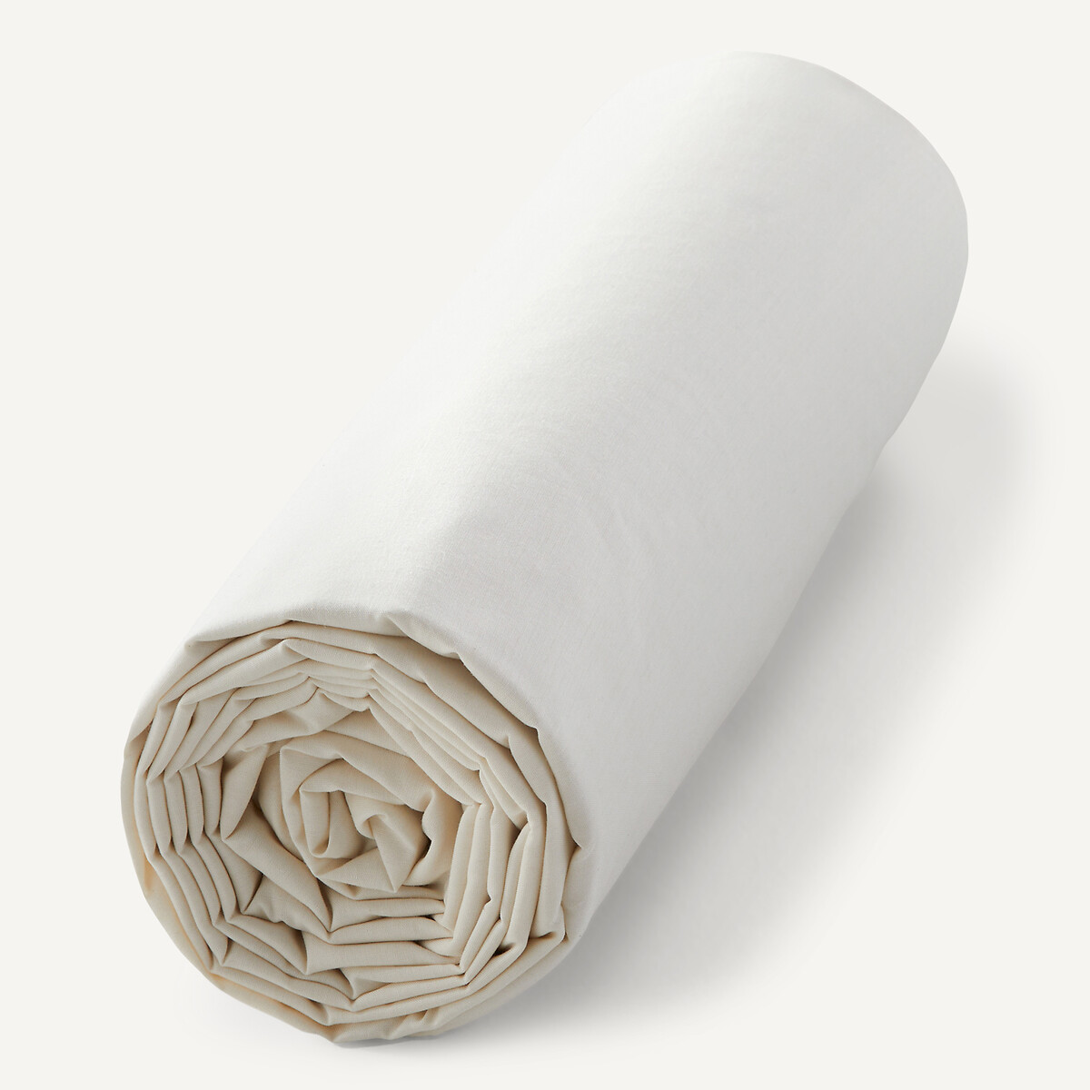 Drap housse uni coton bio/Lyocell, Erell ivoire, AM.PM
