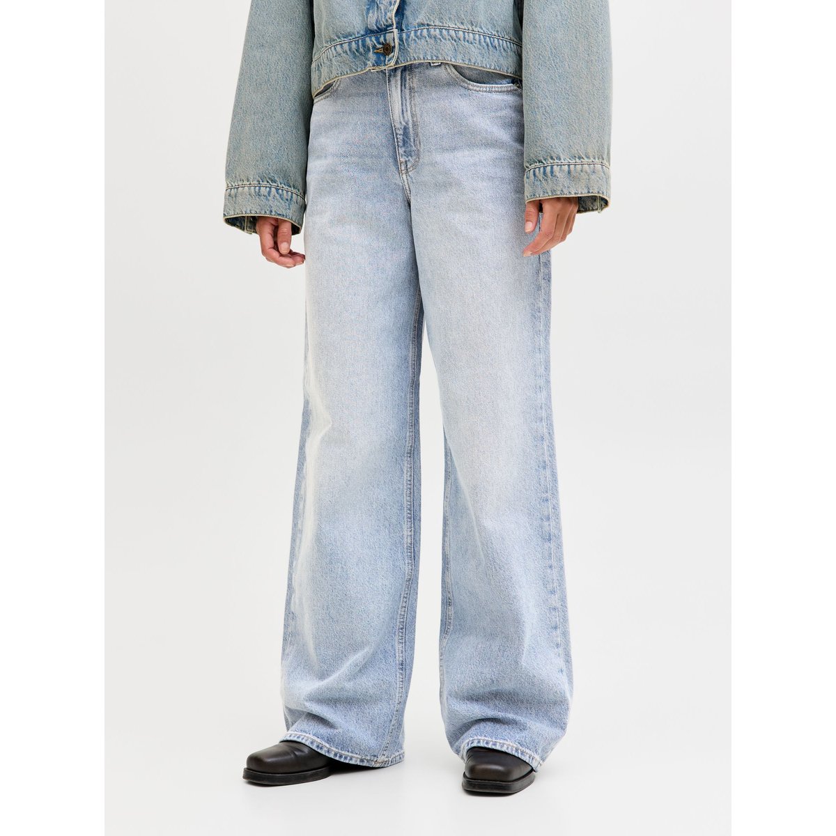 Jean À Coupe Large light blue denim, JJXX
