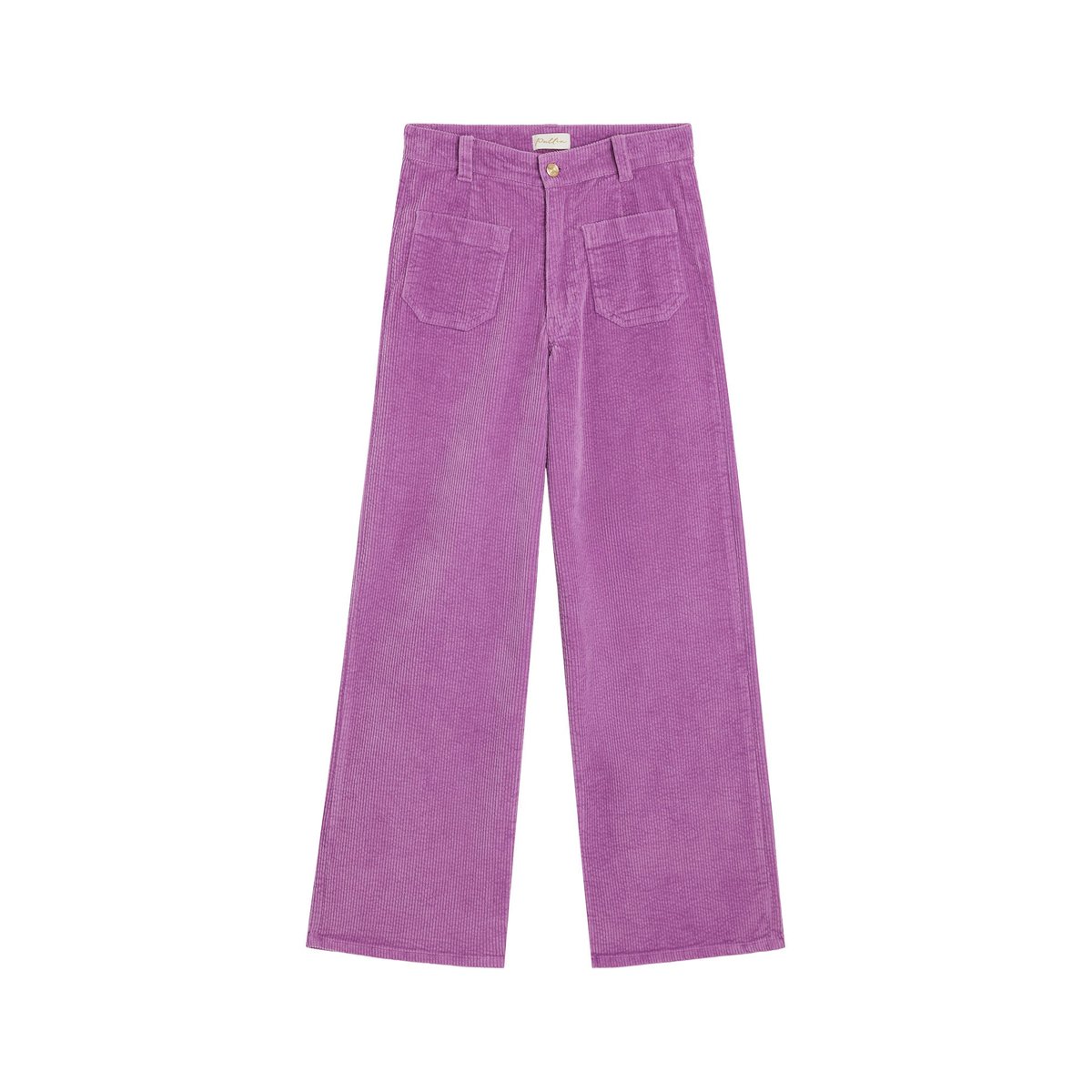 PANTALON JANE VELOURS CORDPURPLE violet, PULLIN