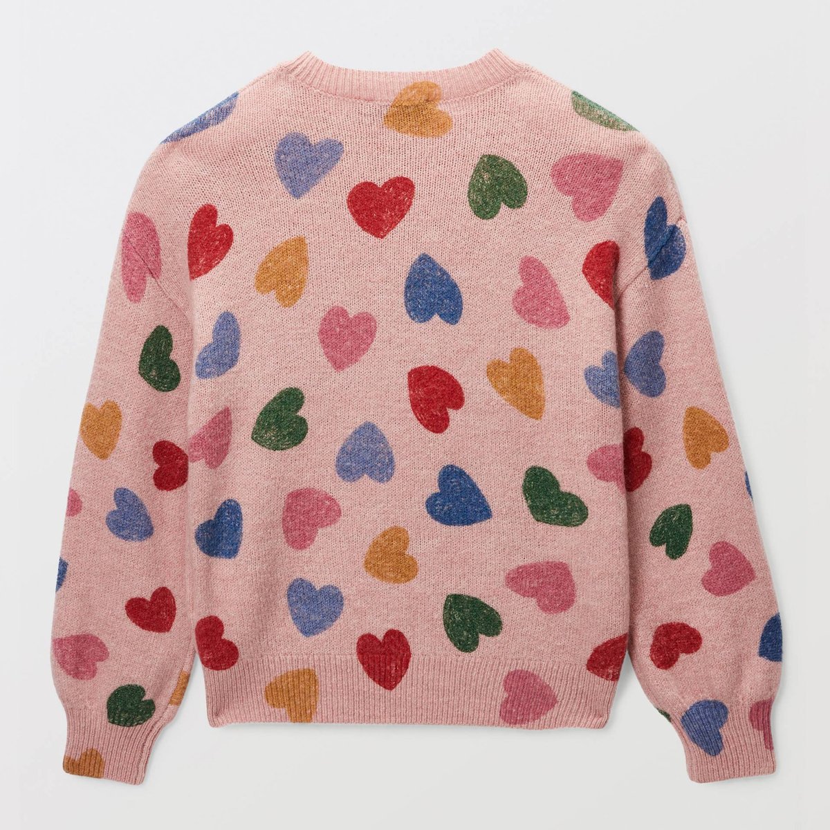 Pull imprimé coeurs corolle, MONOPRIX
