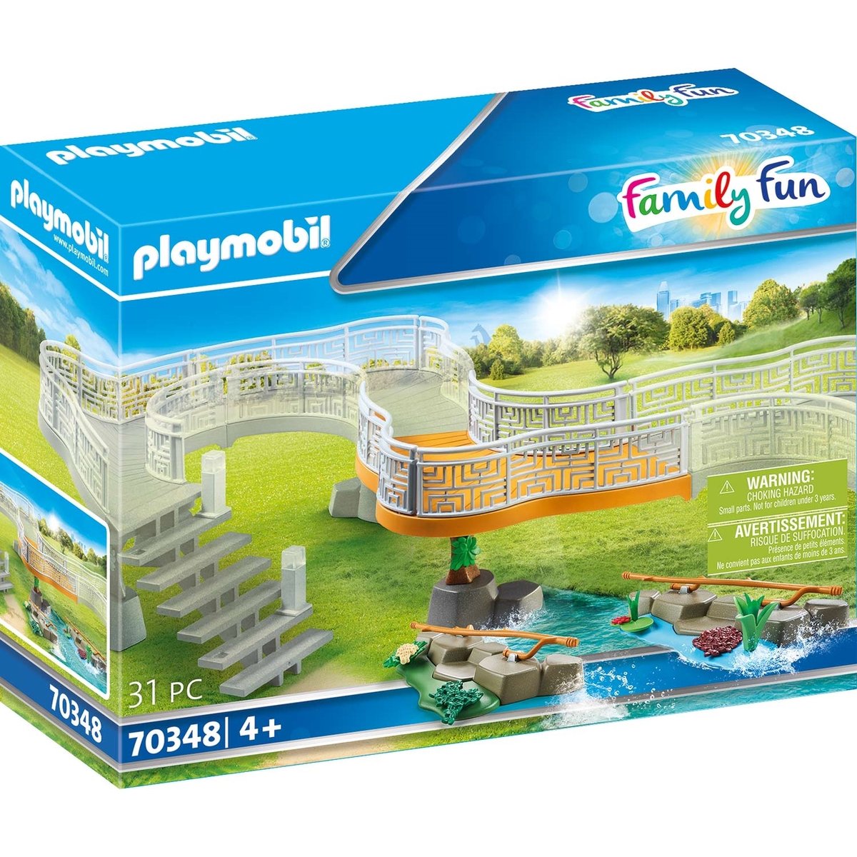 Extension pour parc animalier multicolore, PLAYMOBIL