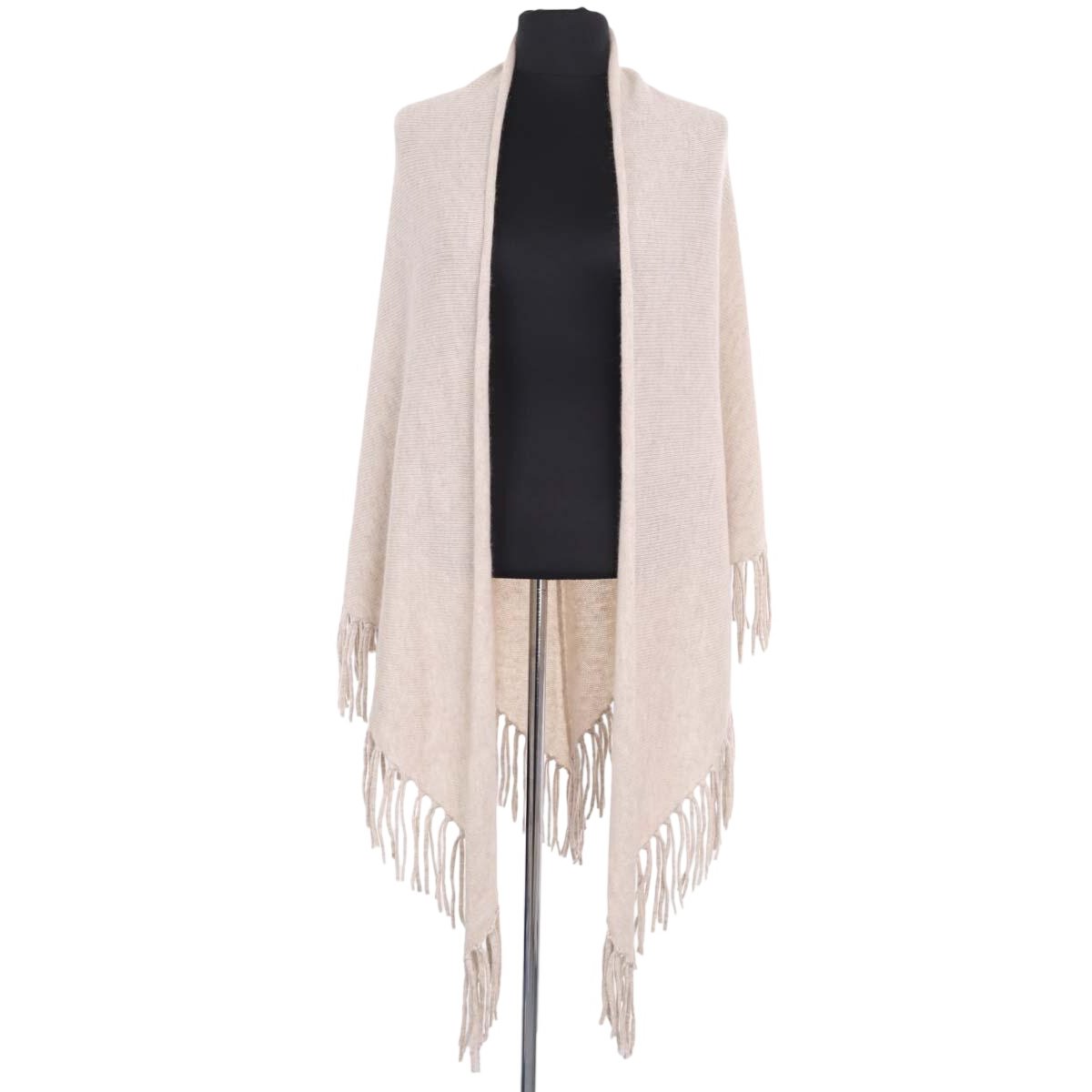 Poncho - Très Bon État beige, KUJTEN