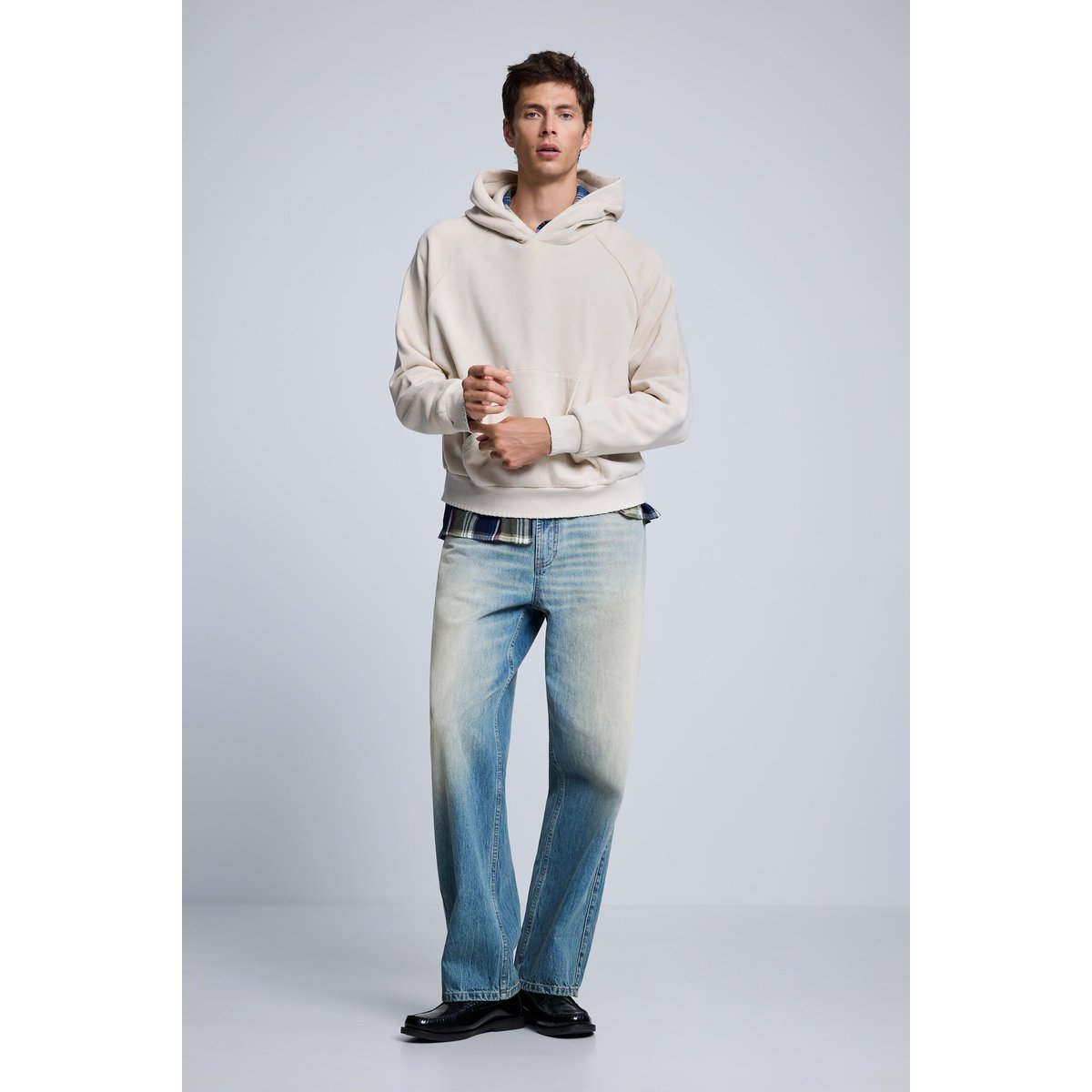 Sweat à capuche beige, DESIGUAL