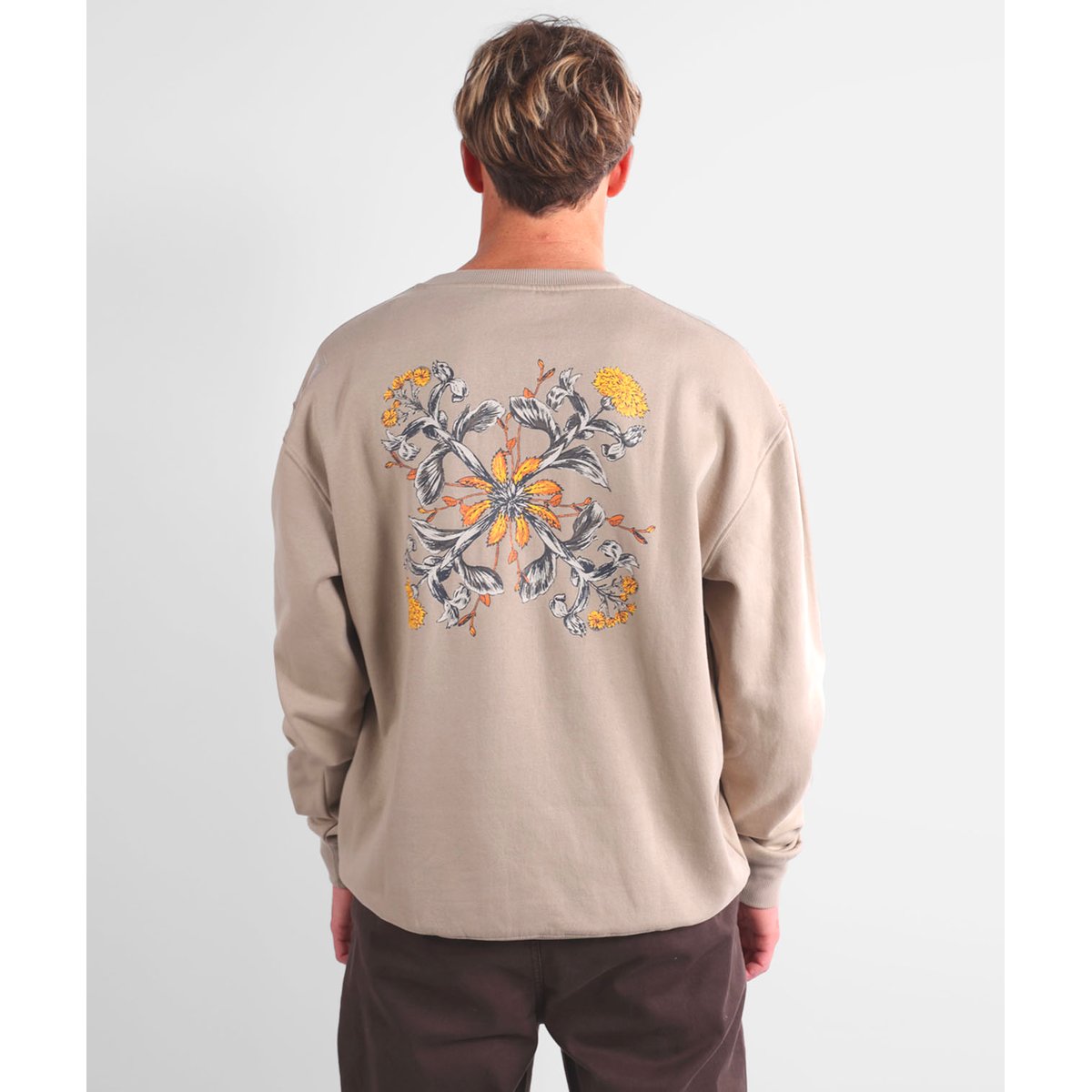 Sweat col rond FLORAL rock, OXBOW