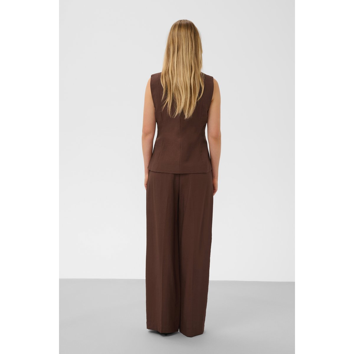 Pantalon Casual marron brown stone, SOAKED IN LUXURY