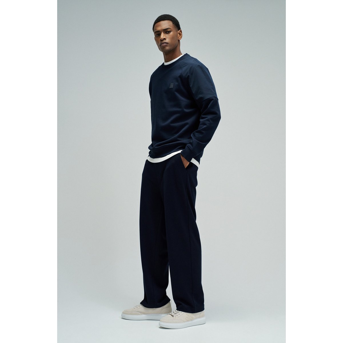 SWEATSHIRT AVEC BRANDING bleu, SALSA JEANS