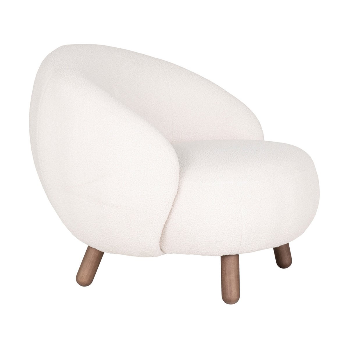 Fauteuil - NAYELI blanc, BEST MOBILIER