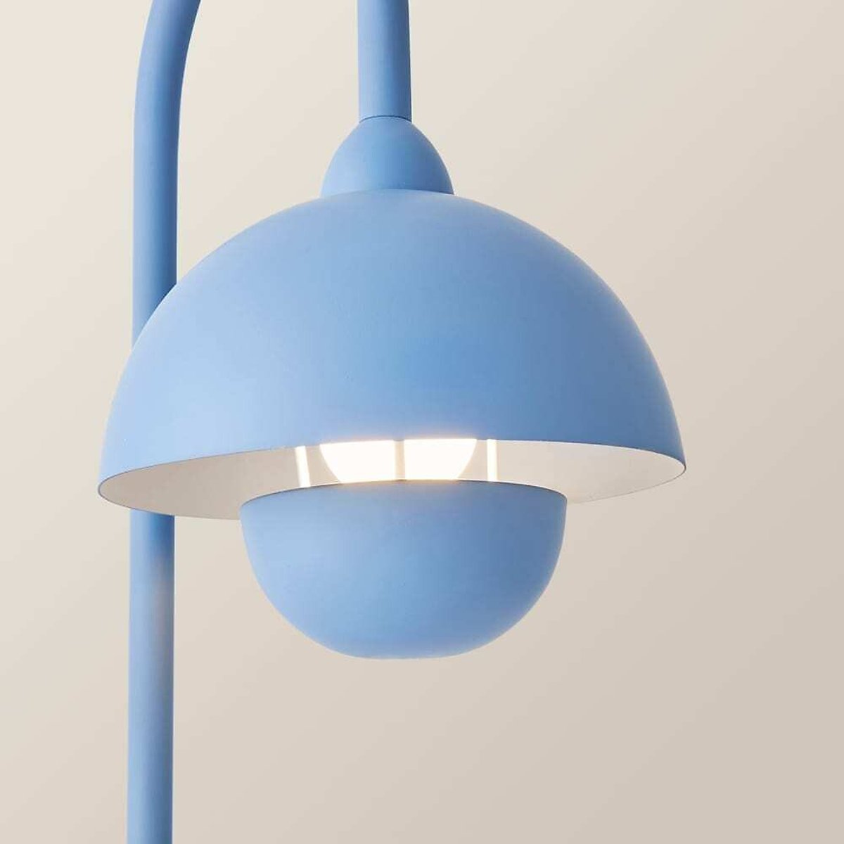 Tiffany Arched Dome Metal Table Lamp blue, SO'HOME