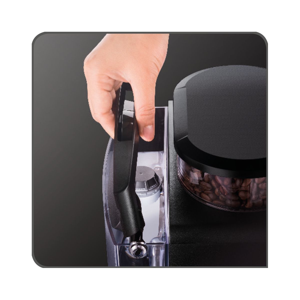 Expresso Broyeur EA810B70 gris, KRUPS