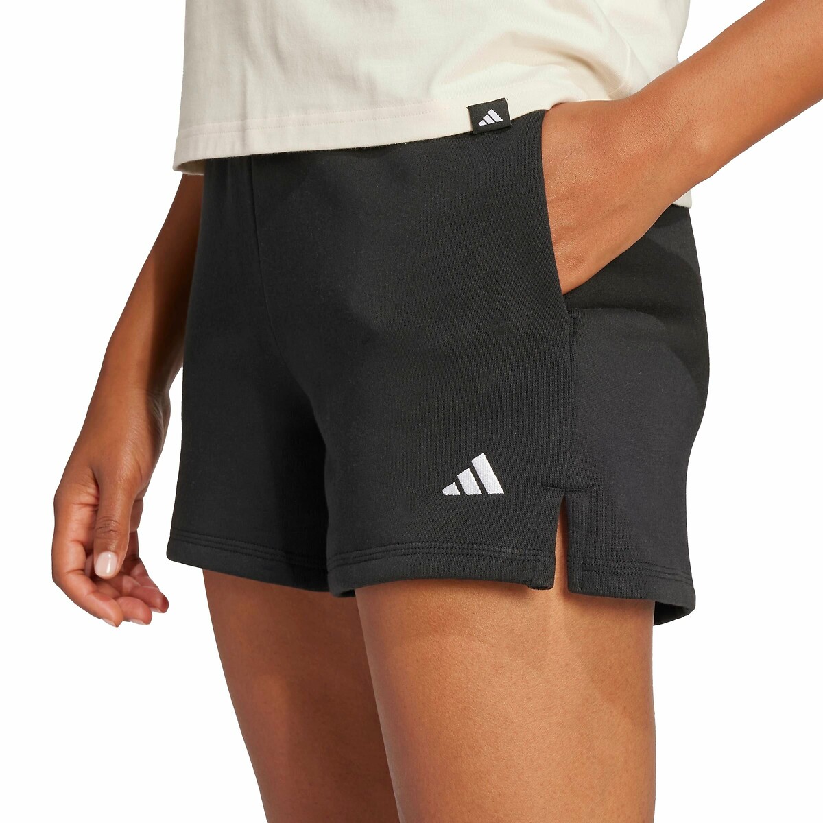 Essentials Shorts with Small Logo Detail black, ADIDAS SPORTSWEAR