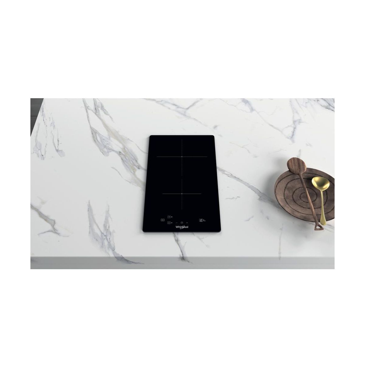 Domino induction WSQ0530NE couleur unique, WHIRLPOOL