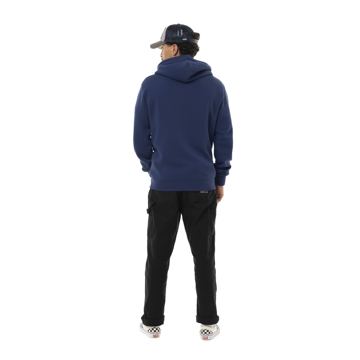 Sweat À capuche Zippé Free bleu roi/noir, VON DUTCH
