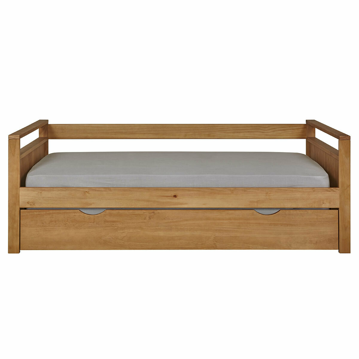 Lit banquette gigogne Bois massif IVY bois, AKITEN RETAIL