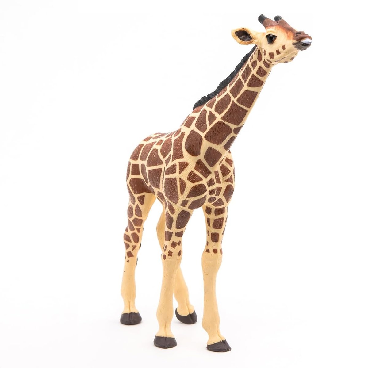 Figurine Girafe tête levée marron, PAPO
