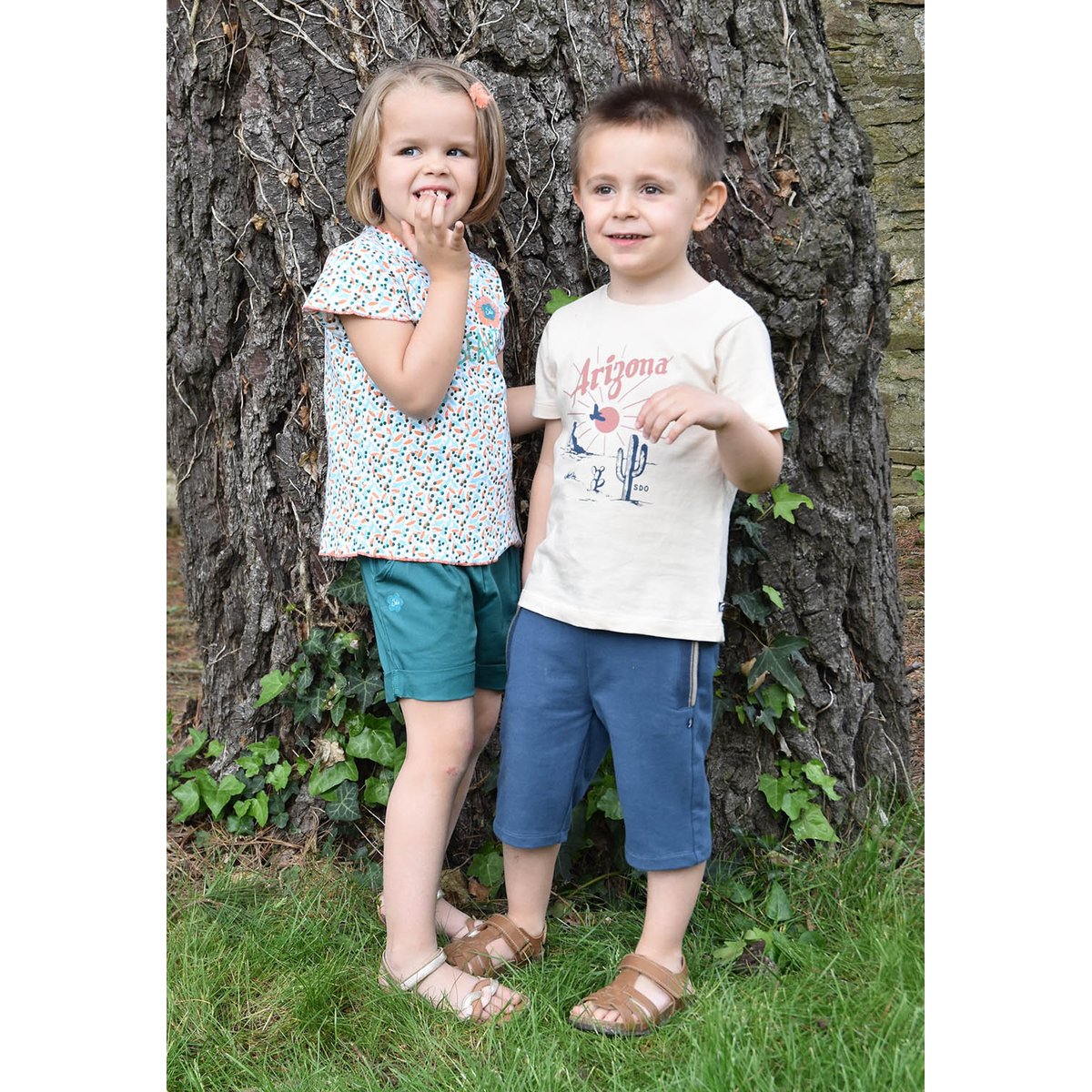 Tee shirt gema manches courtes enfant blanc, SUCRE D'ORGE