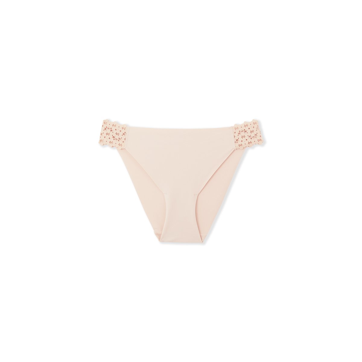 Culotte en microfibre et dentelle WISH lin, ETAM