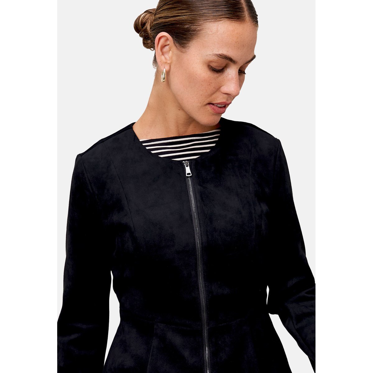Blazer wildlederoptik black beauty, ZERO