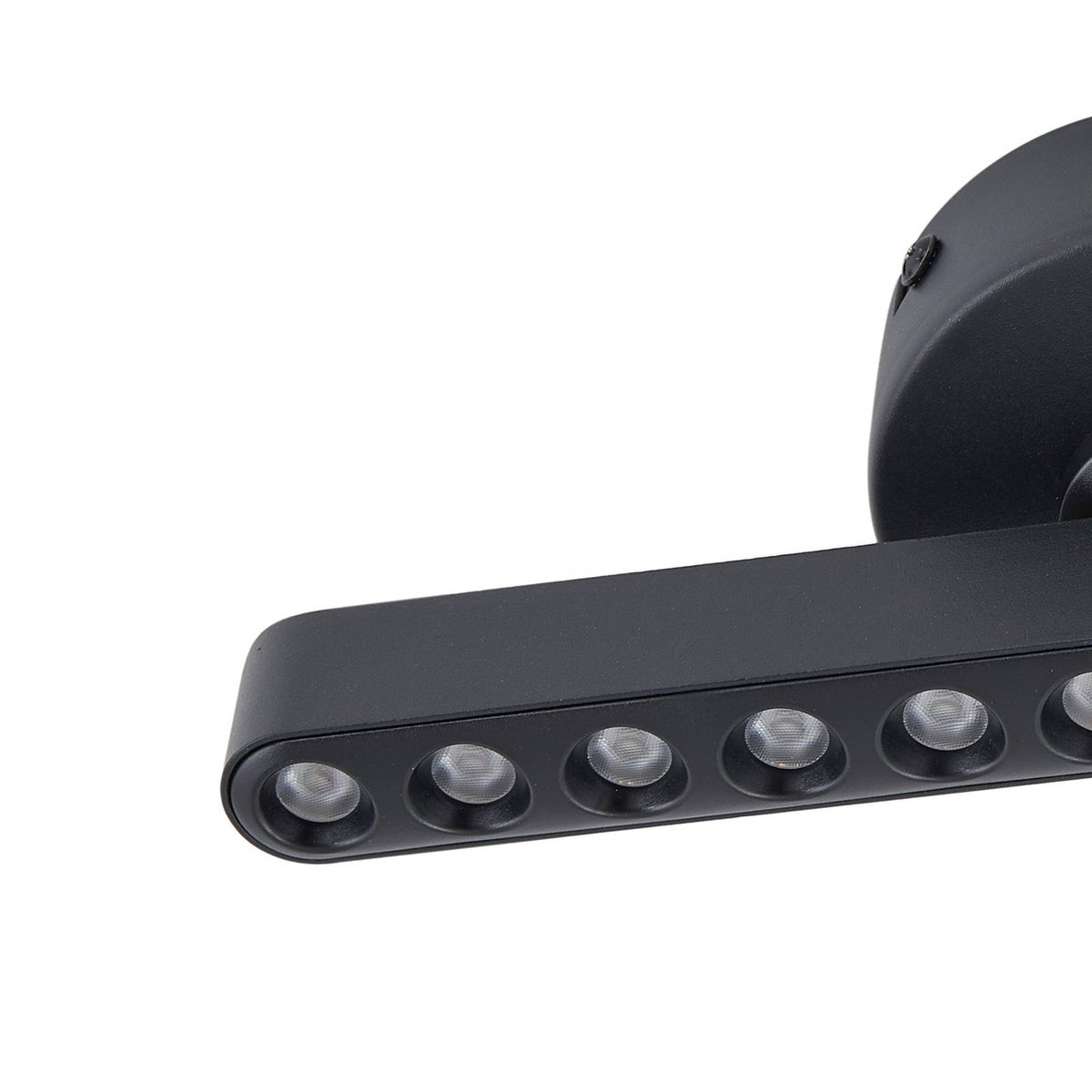 Plafonnier en métal moderneLED, Eldrin noir, LINDBY