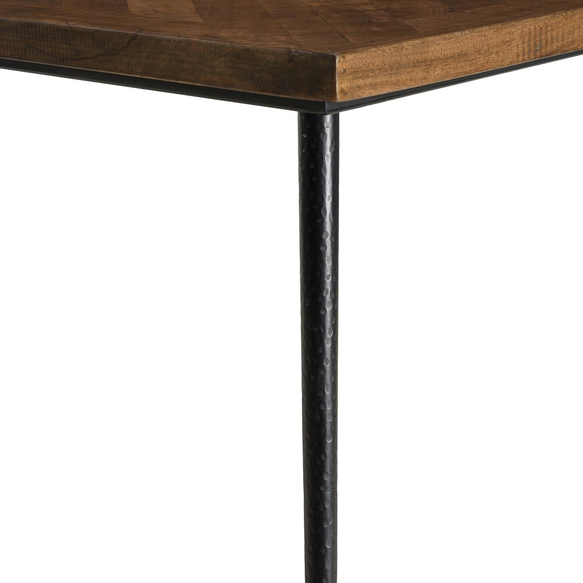 Table de repas rectangulaire bois recyclé marqueterie 220 cm KORKAI bois naturel, PIER IMPORT