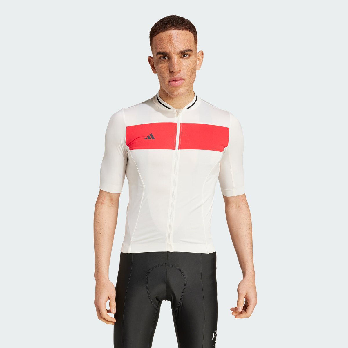 Maillot De Cyclisme Adidas Heritage Tempo 3 Bandes Maillot De Cyclisme Adidas Heritage Tempo 3 Bandes chalk white / pure ruby, adidas Performance