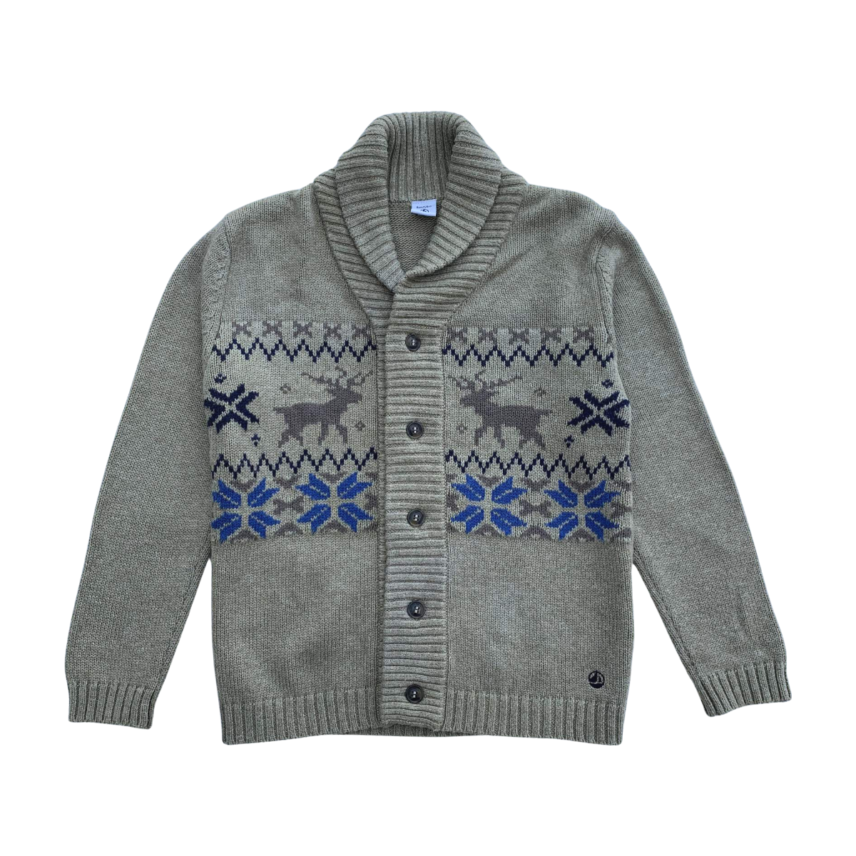 Cardigan enfant - Très bon état vert, PETIT BATEAU