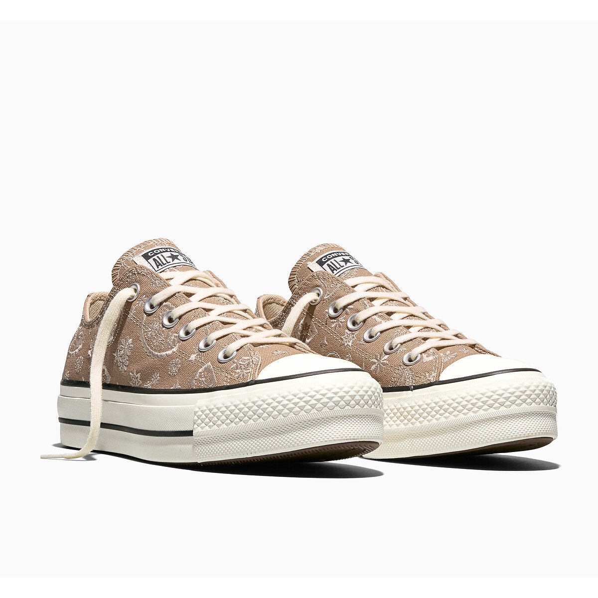 Sneakers CHUCK TAYLOR ALL STAR LIFT OX ELEVATED PAISLEY beige , CONVERSE