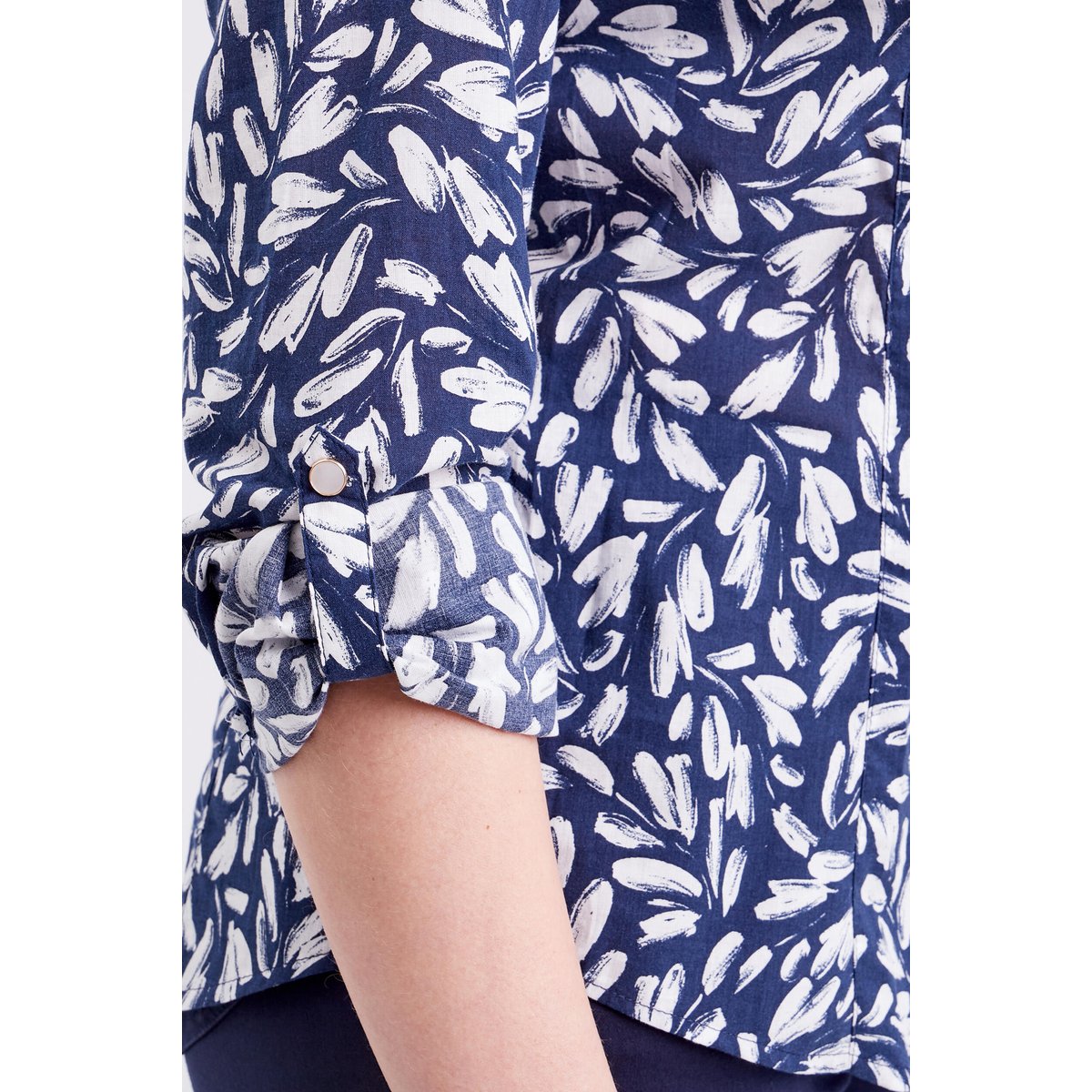 Chemise manches longues bleu foncé, BREAL