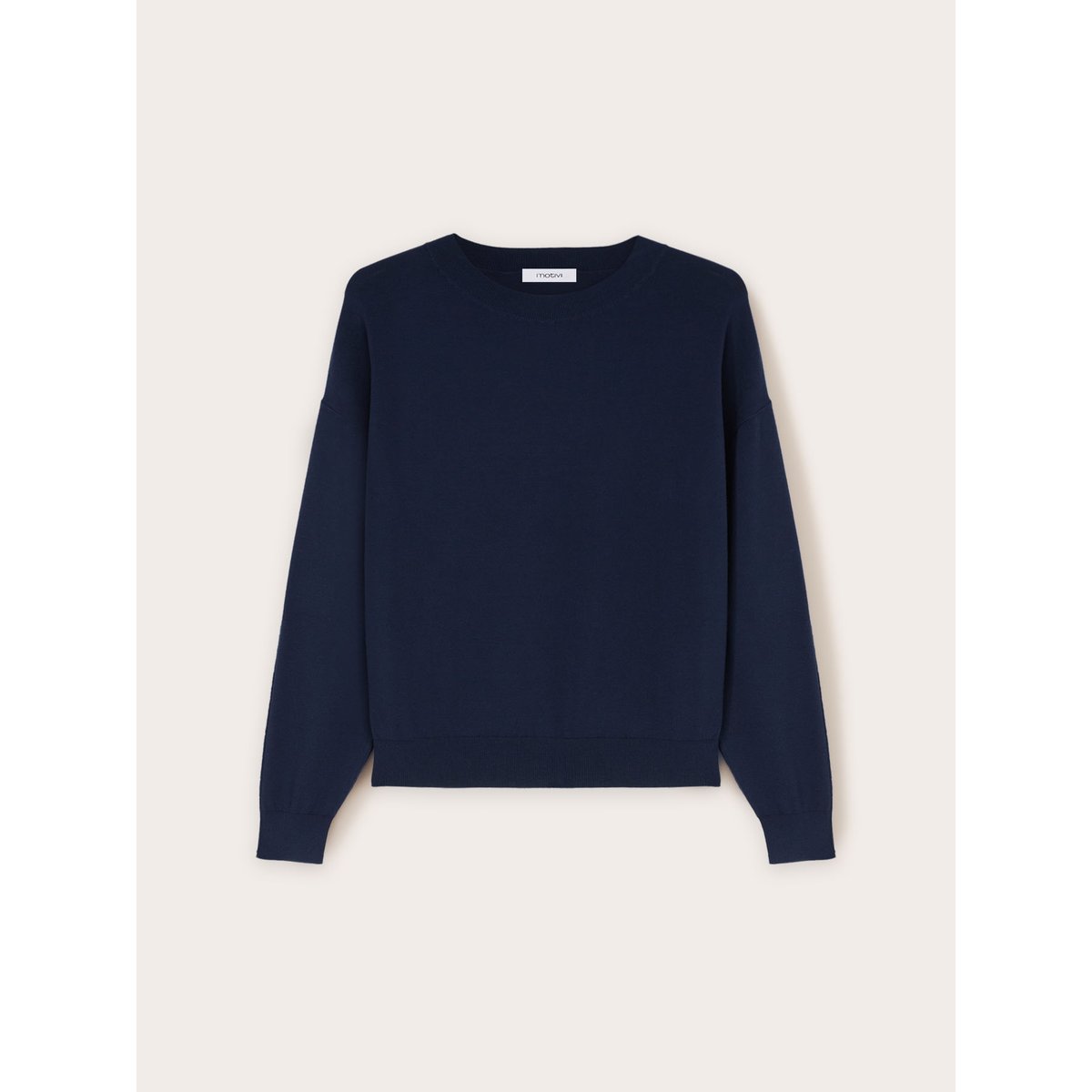 Pull tricoté bleu, MOTIVI