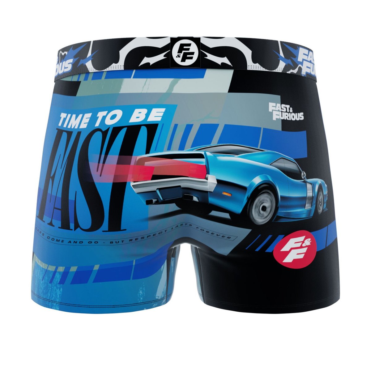 Lot De 3 Boxers Fast And Furious bleu/gris/rouge/jaune/noir, FREEGUN