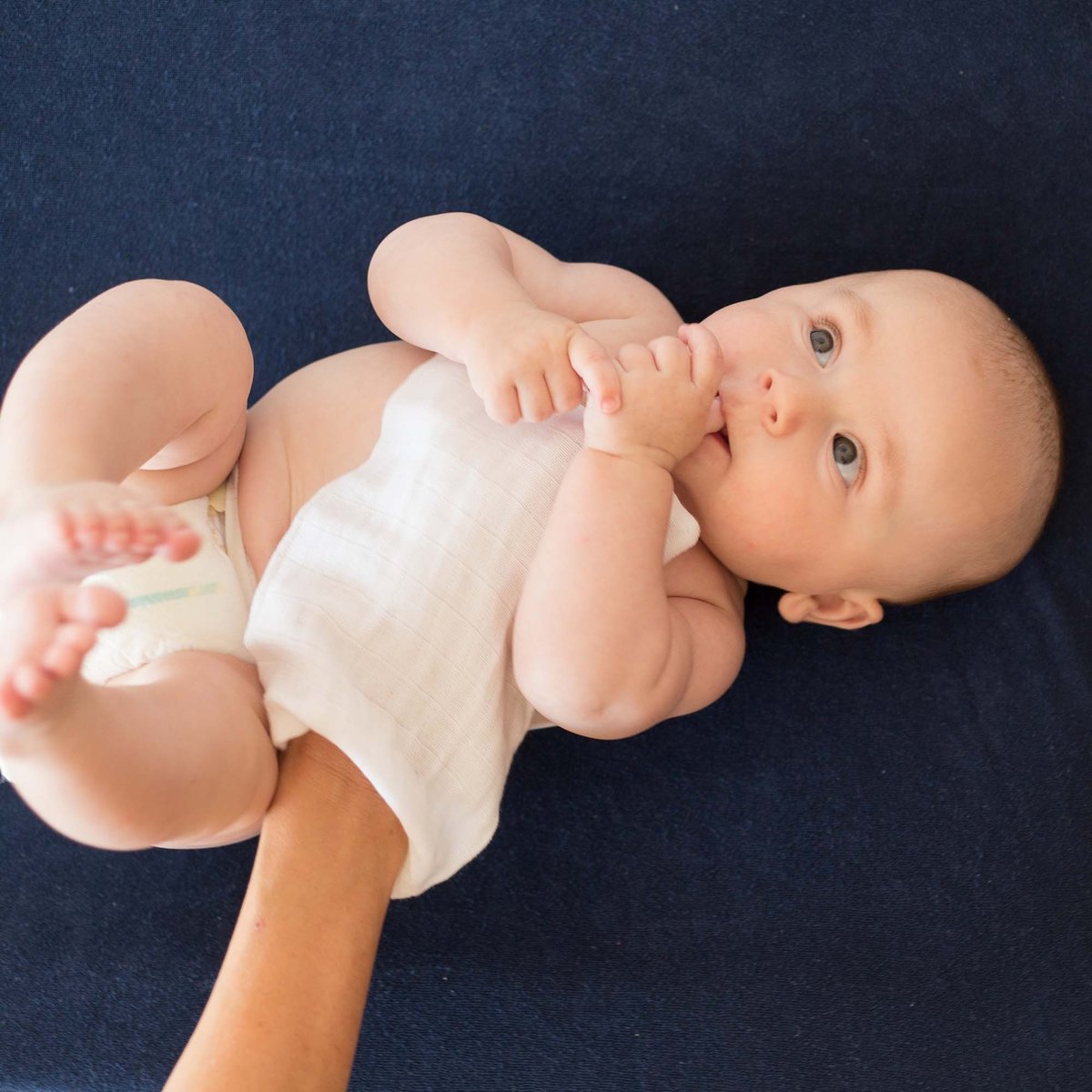 5 gants de toilette bébé #ffffff, TROIS KILOS SEPT