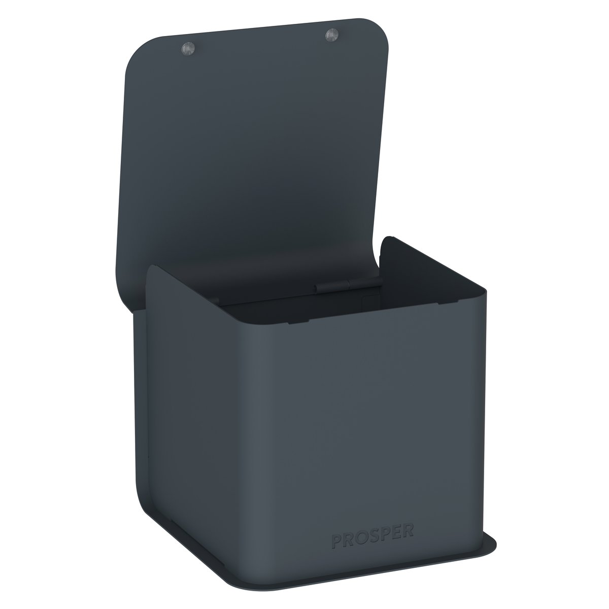 Boite de rangement Made in France CUBIK gris anthracite, PROSPER