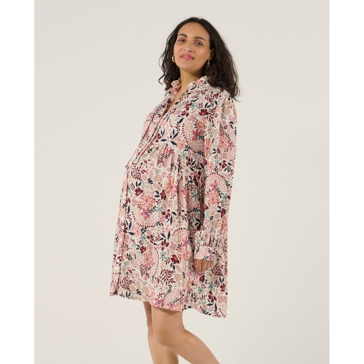 Robe d'allaitement Capucine multicolore, CACHE COEUR