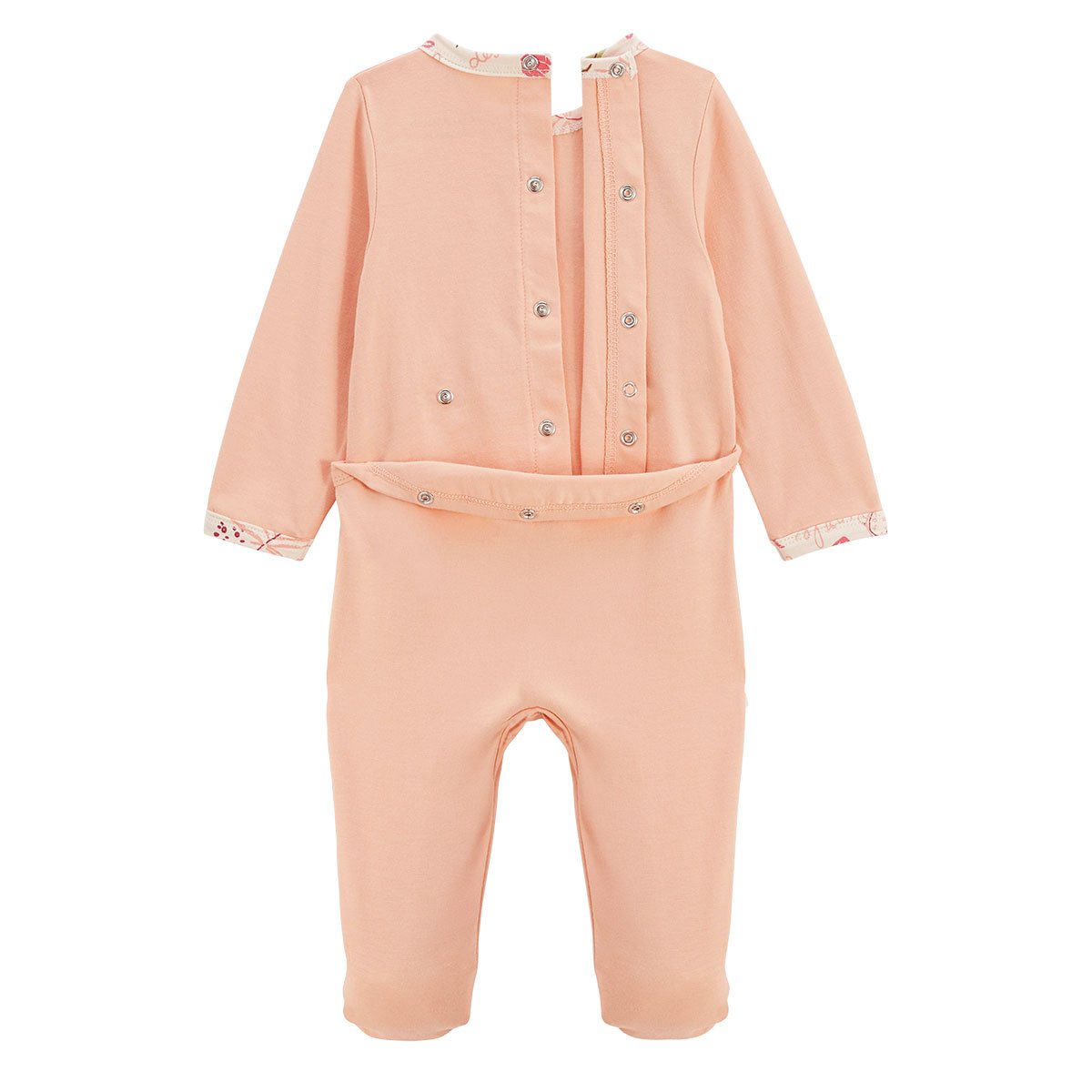 Lot de 2 pyjamas bébé Santa Giulia corail, PETIT BEGUIN