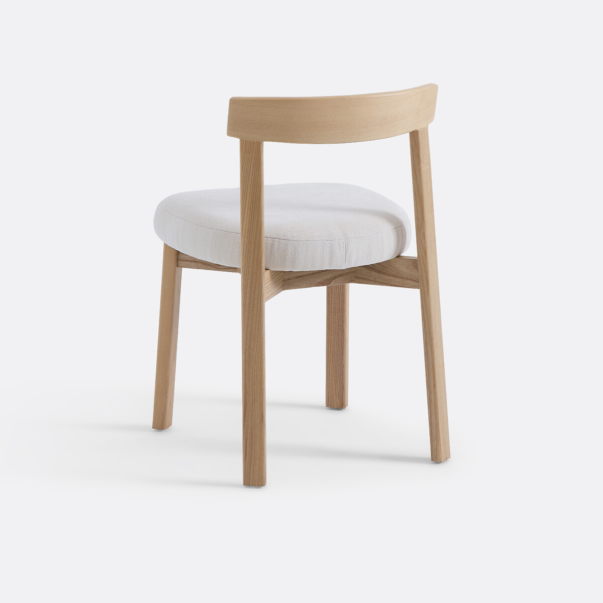 Chaise en frêne massif, Germain ecru, LA REDOUTE INTERIEURS