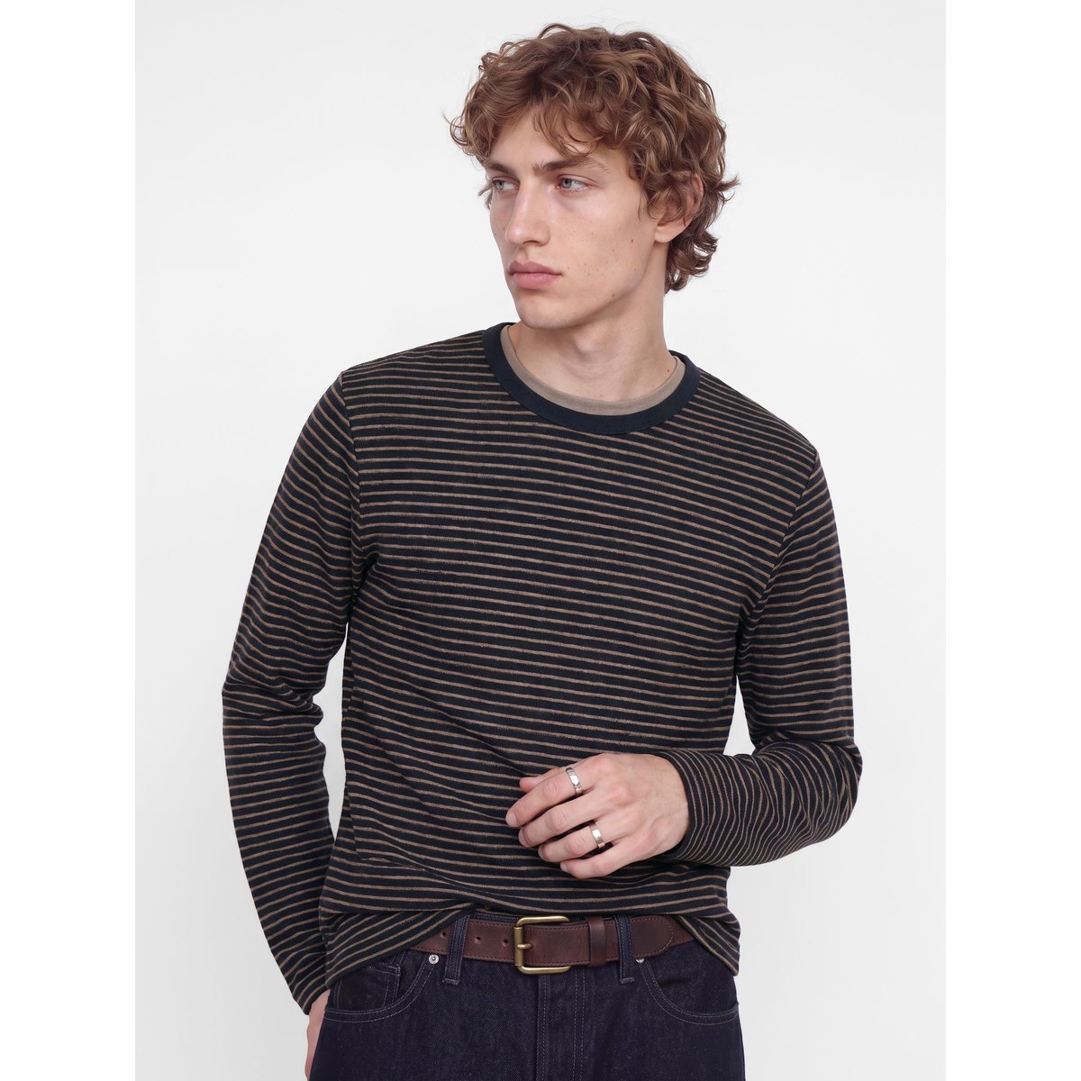 T-Shirt À Manches Longues dark navy 1, JACK & JONES