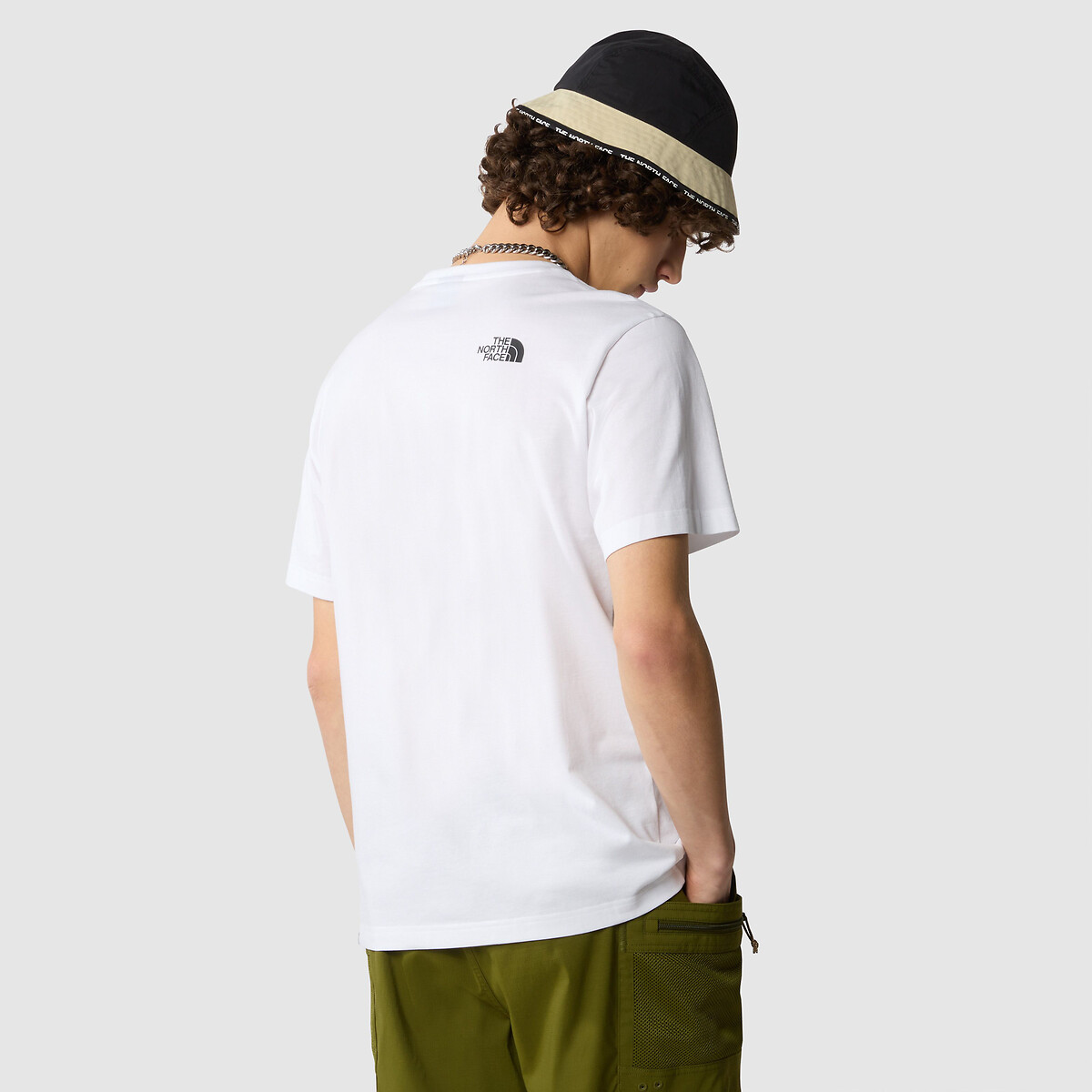 T-shirt Simple Dome petit logo blanc, THE NORTH FACE