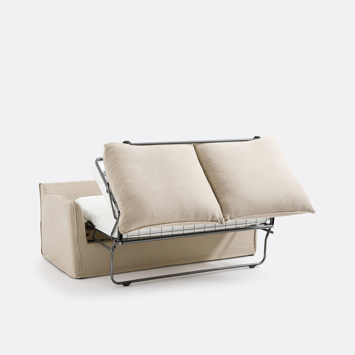 Canapé convertible, 2 ou 3 places, déhoussable, lin épais, ODNA naturel, LA REDOUTE INTERIEURS