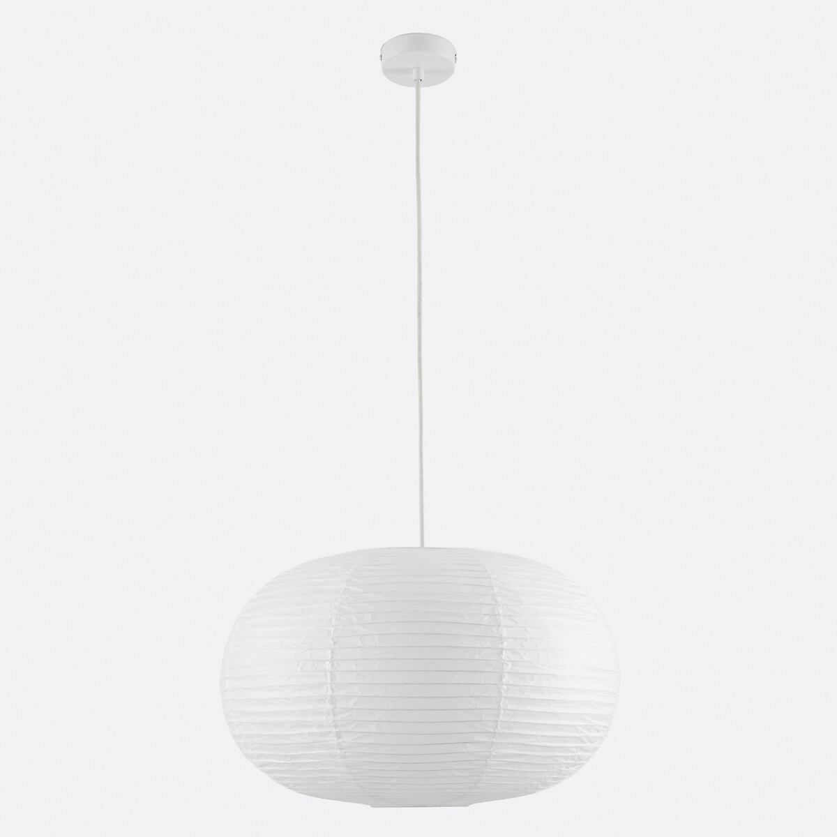 Suspension boule en papier de riz, diamètre 50 cm, LUNEA blanc, LA REDOUTE INTERIEURS