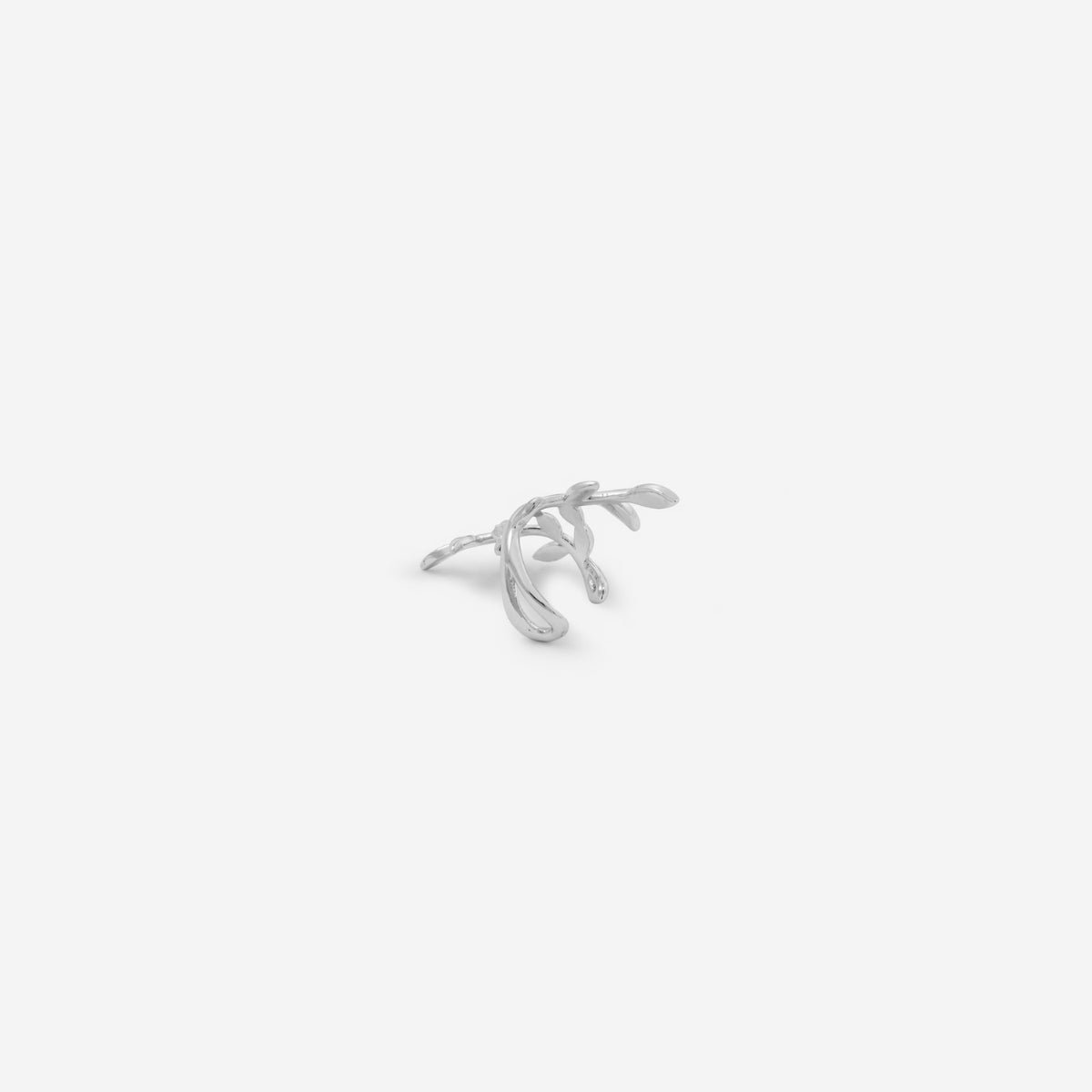Ear cuff feuille argenté Argent 925 argenté, BALABOOSTE