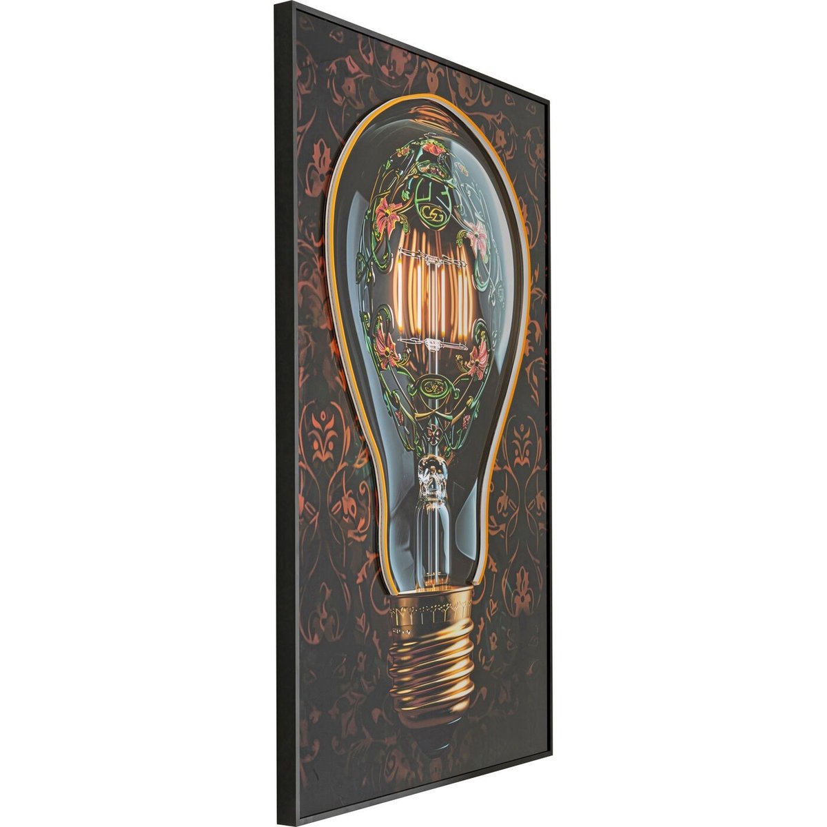 Tableau LED ampoule noir, KARE DESIGN