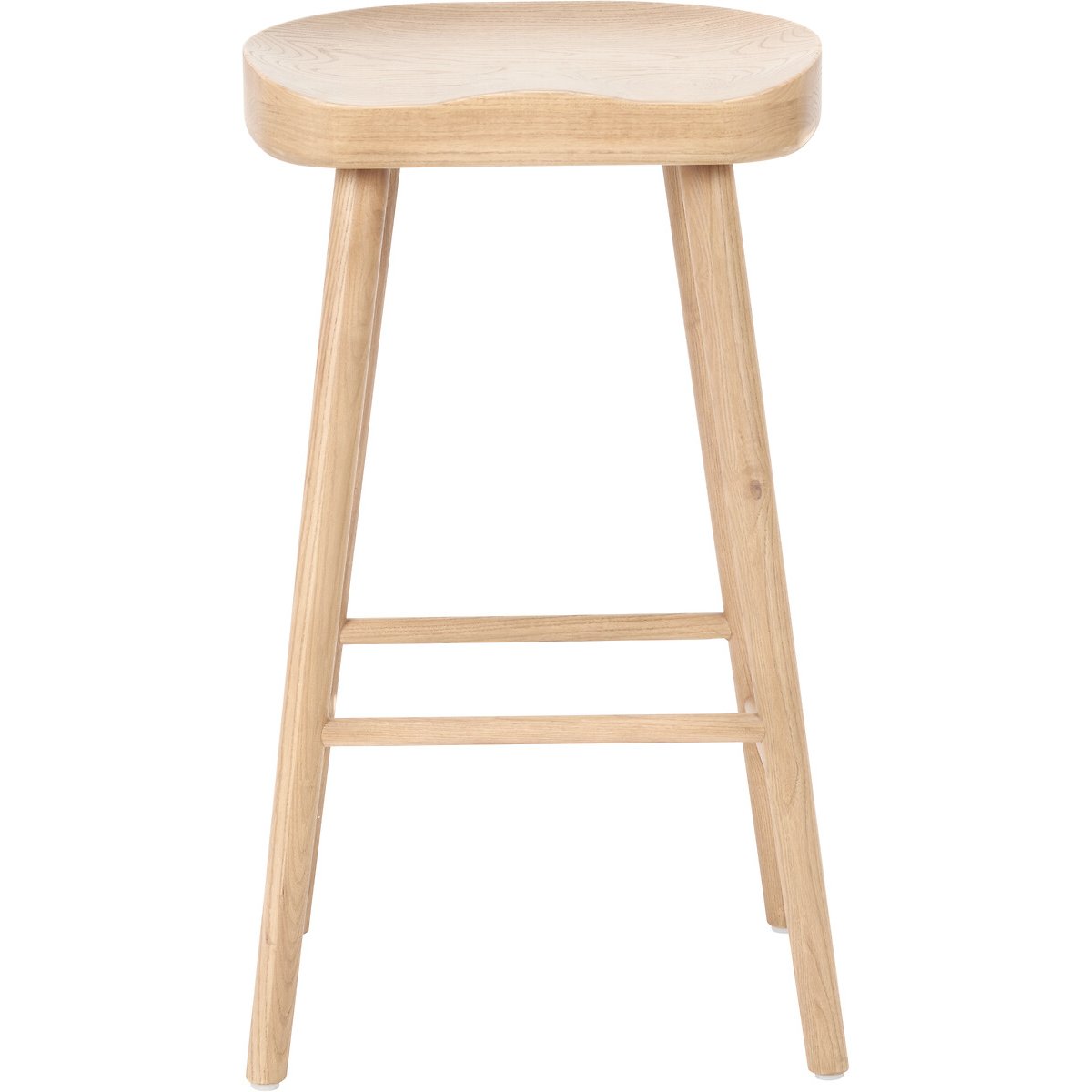 Lorian Ash Wood Ergonomic Bar Stool light wood, ÉDITÉ