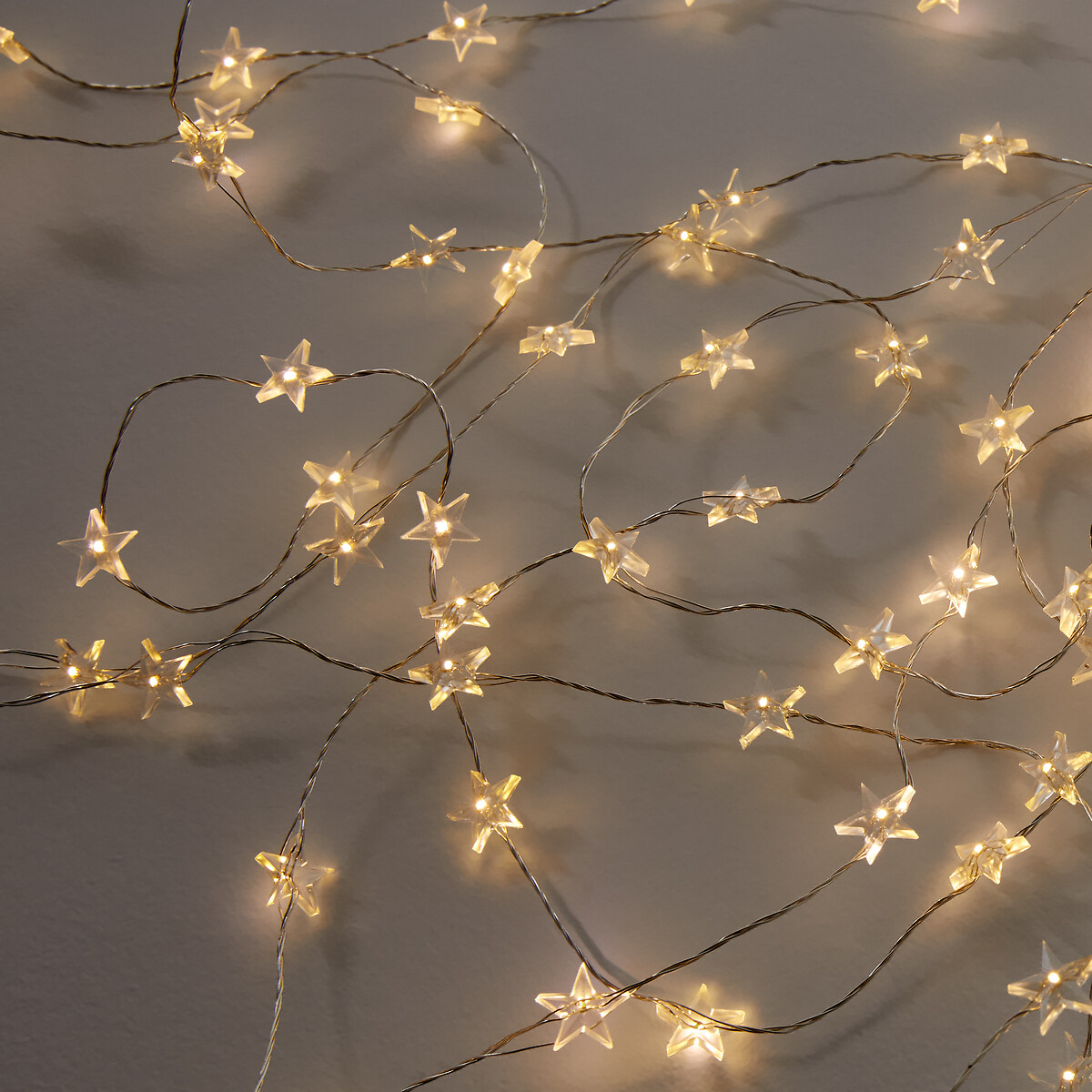 Guirnalda de estrellas con micro LED, Caspar transparente, LA REDOUTE INTERIEURS
